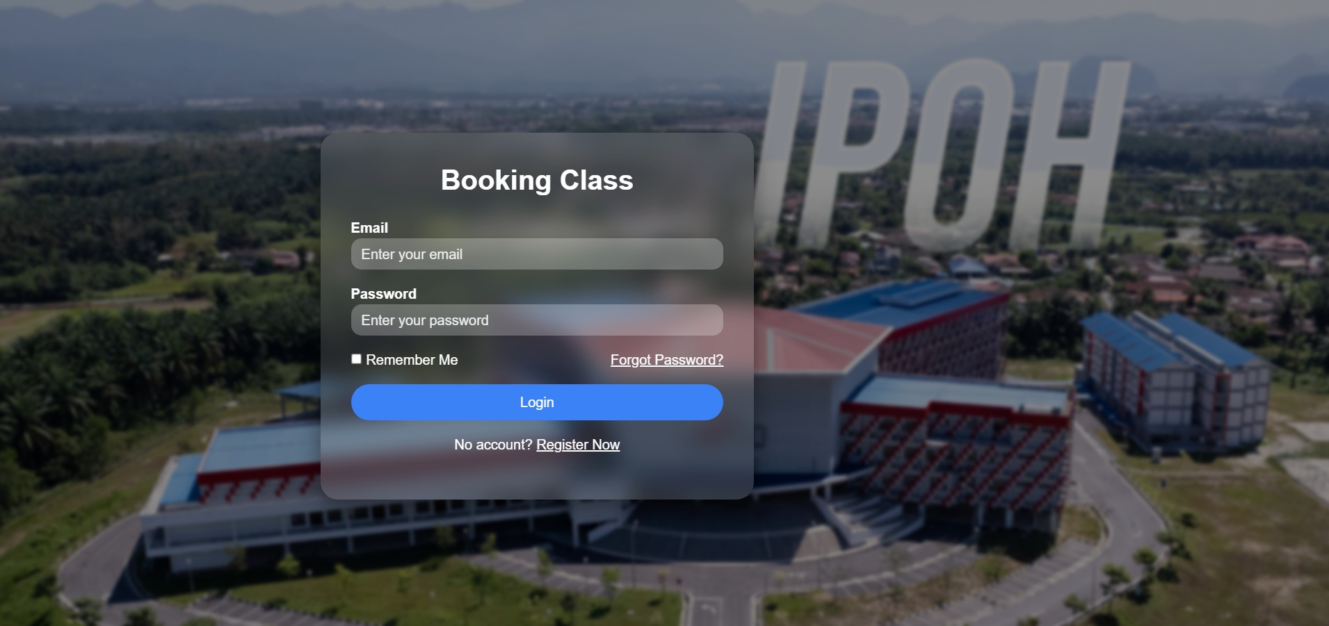 Booking Class System preview